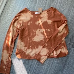 Vestique Acid wash cropped sweater